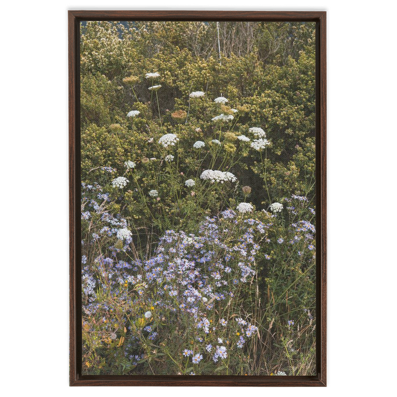 Wildflowers Framed Canvas