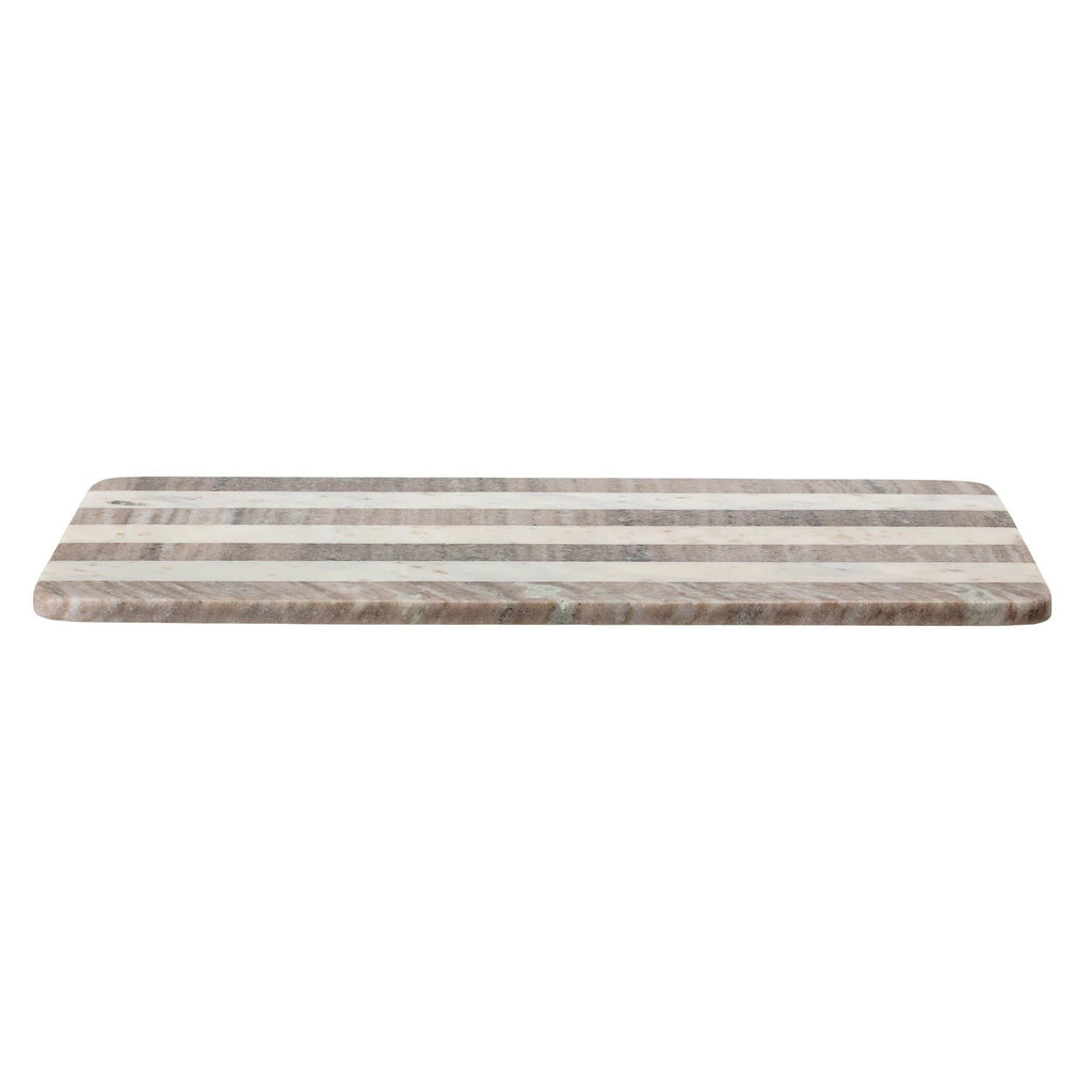 Buff & White Stripe Cutting Board