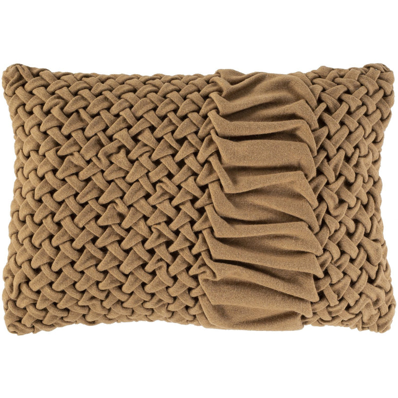 Alana AAP-003 Felted Lumbar Pillow in Camel by Surya