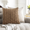 Alana AAP-004 Felted Square Pillow in Camel by Surya