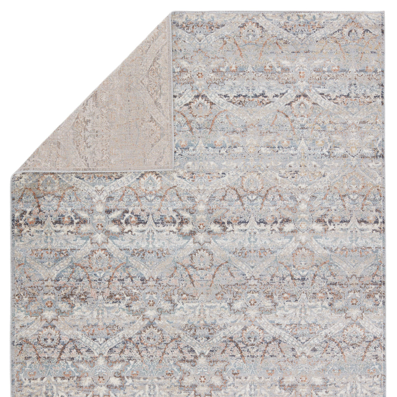 Abrielle Edlynne Light Gray & Light Blue Rug 3