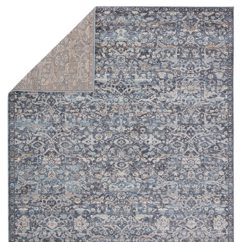 Abrielle Odette Dark Blue & Gray Rug 3