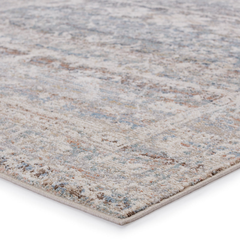 Abrielle Rosella Light Gray & Light Blue Rug