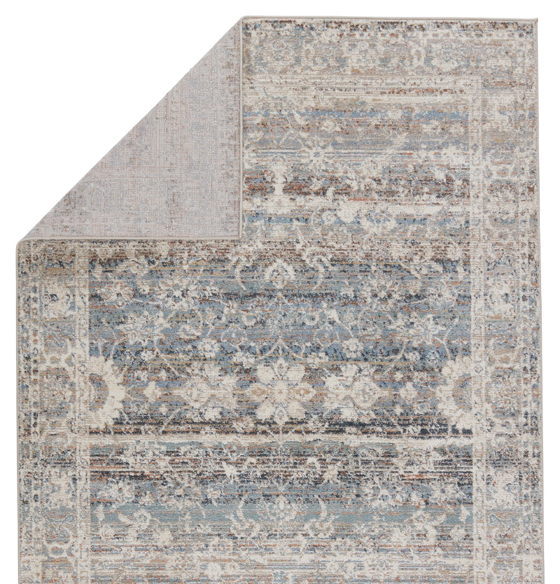 Abrielle Rosella Light Gray & Light Blue Rug