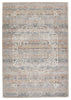 Abrielle Zoelle Gray & Light Blue Rug 1