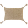 Accra ACA-002 Woven Lumbar Pillow in Khaki & Wheat by Surya