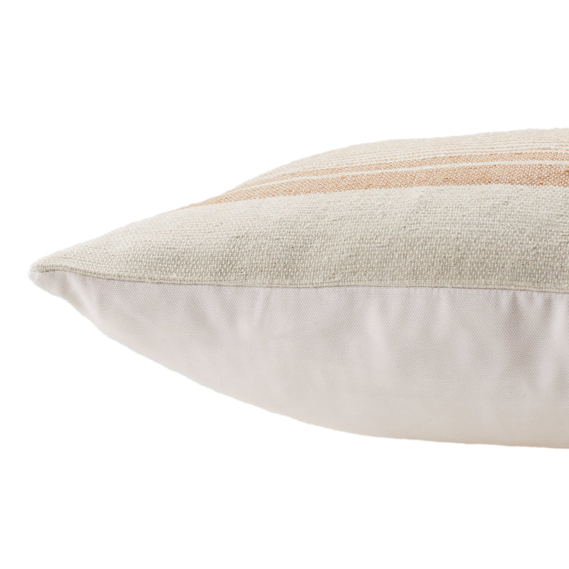 Acapulco Parque Indoor/Outdoor Tan & Ivory Pillow 3