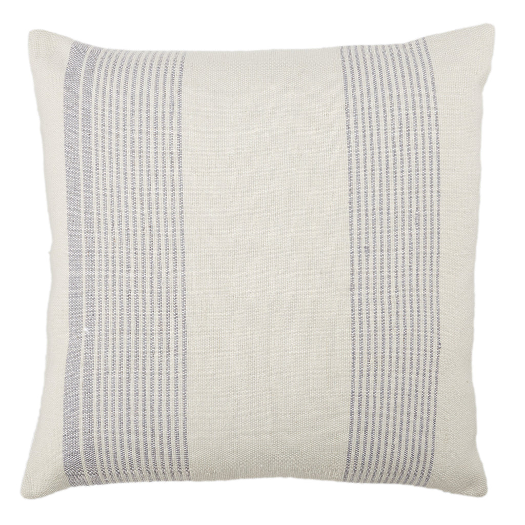 Acapulco Parque Indoor/Outdoor Gray & Ivory Pillow 1