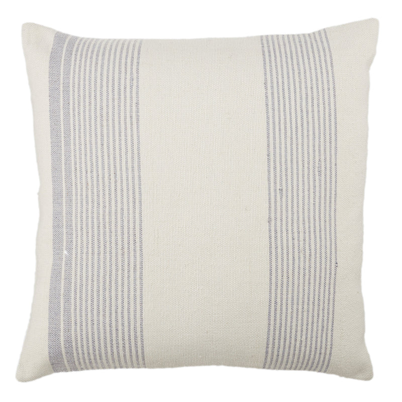 Acapulco Parque Indoor/Outdoor Gray & Ivory Pillow 1