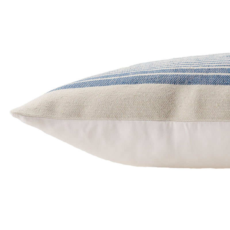 Acapulco Parque Indoor/Outdoor Blue & Ivory Pillow 3