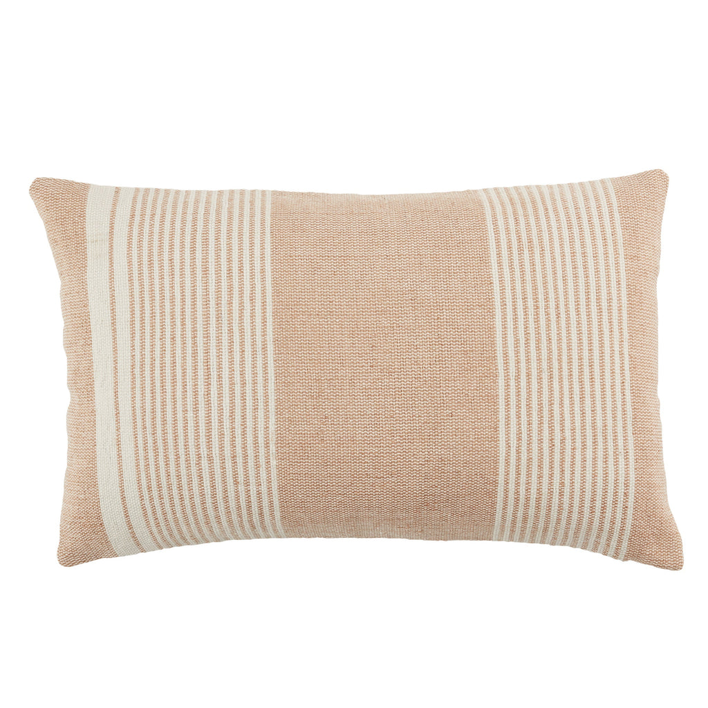 Acapulco Carinda Indoor/Outdoor Tan & Ivory Pillow 1