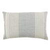 Acapulco Carinda Indoor/Outdoor Gray & Ivory Pillow 1