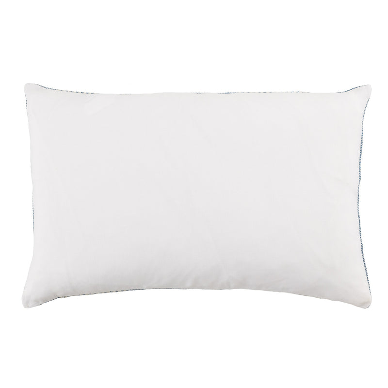 Acapulco Carinda Indoor/Outdoor Blue & Ivory Pillow 2