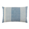 Acapulco Carinda Indoor/Outdoor Blue & Ivory Pillow 1