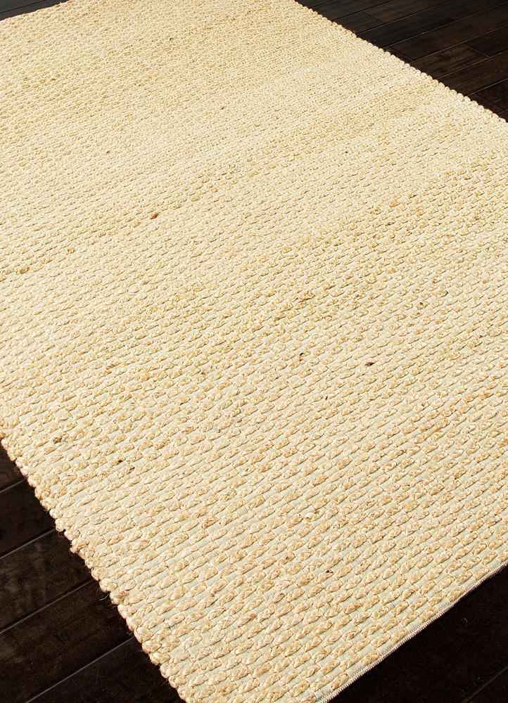 Braidley Natural Solid Beige Area Rug