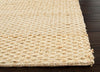 Braidley Natural Solid Beige Area Rug