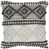 Anders ADR-002 Hand Woven Pillow in Charcoal & Cream by Surya