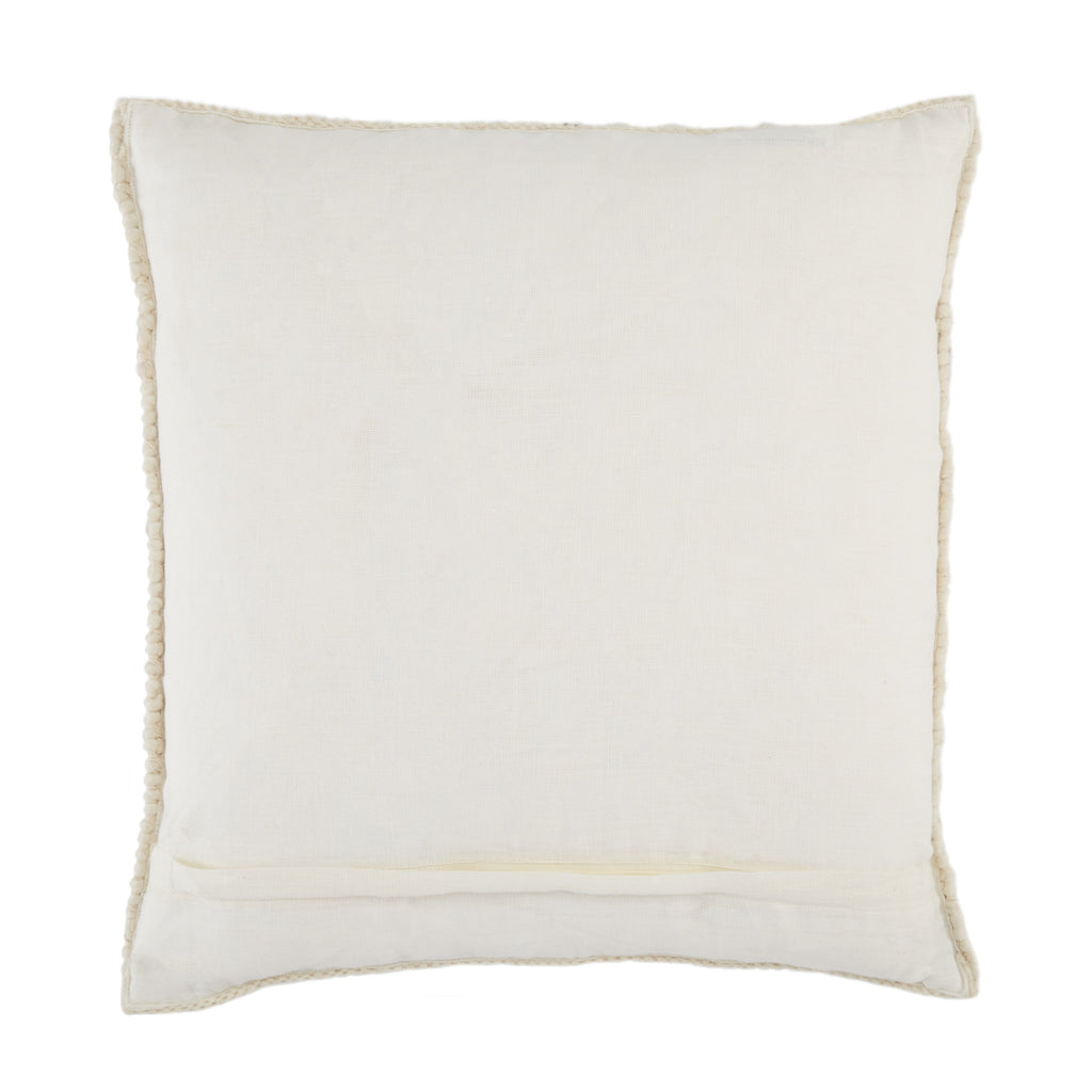 Madur Textured Pillow in Light Taupe by Jaipur Living