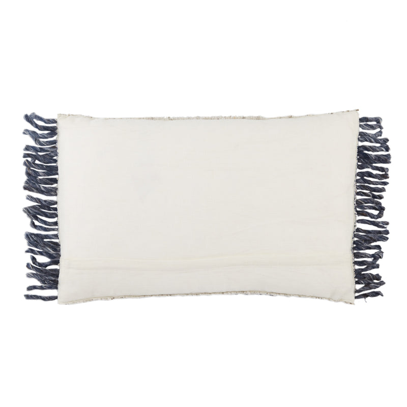 Honaz Textured Pillow in Navy & Ivory by Jaipur Living