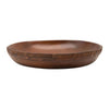 Acacia Wood Tray with Bark Edge