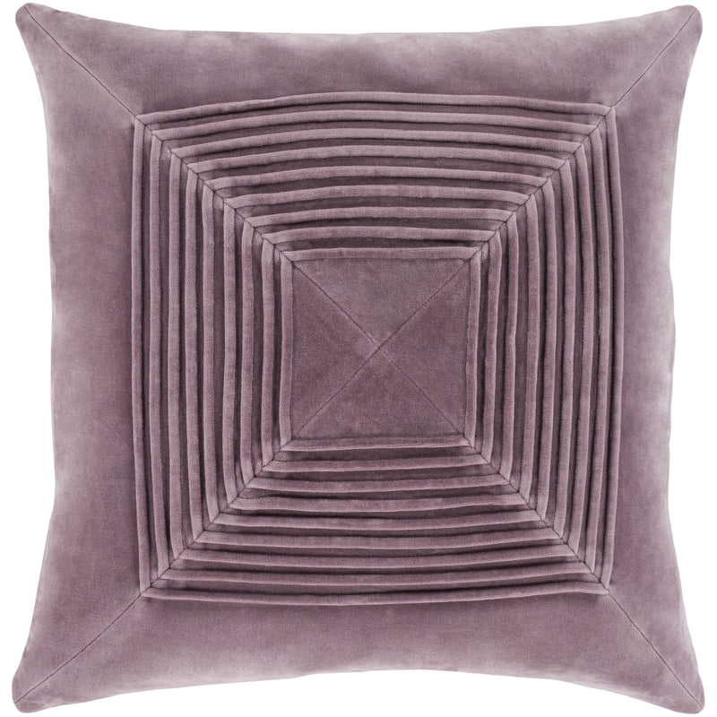 Akira AKA-002 Velvet Pillow in Mauve by Surya