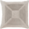 Akira AKA-006 Velvet Pillow in Beige by Surya