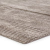 Alfa Handmade Stripe Gray Area Rug