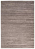 Alfa Handmade Stripe Gray Area Rug