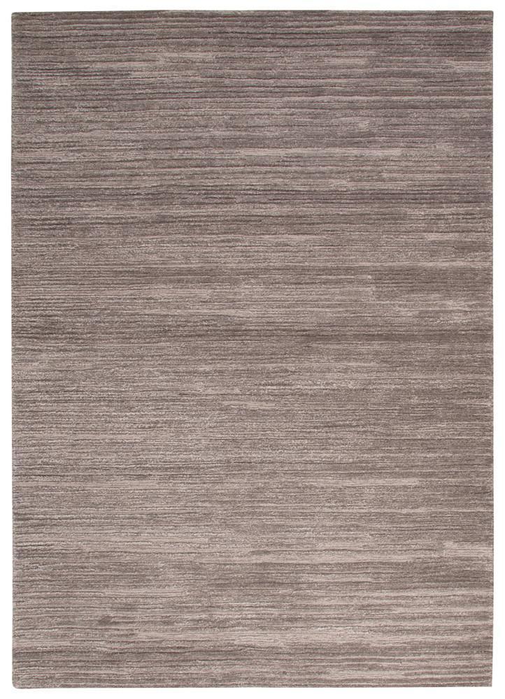 Alfa Handmade Stripe Gray Area Rug