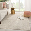 Lena Handmade Medallion Light Gray/ Cream Rug by Jaipur Living