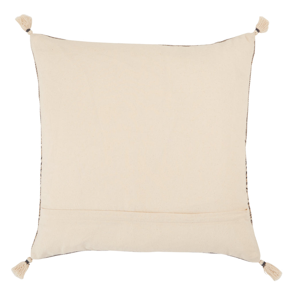 Cainen Stripes Pillow in Brown & Cream