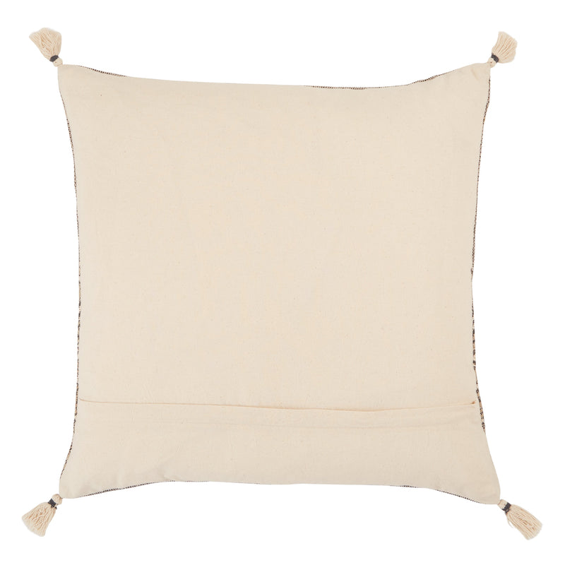 Cainen Stripes Pillow in Brown & Cream