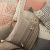 Cainen Stripes Pillow in Brown & Cream