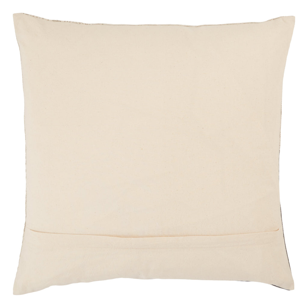 Ayami Tribal Pillow in Gray & Cream