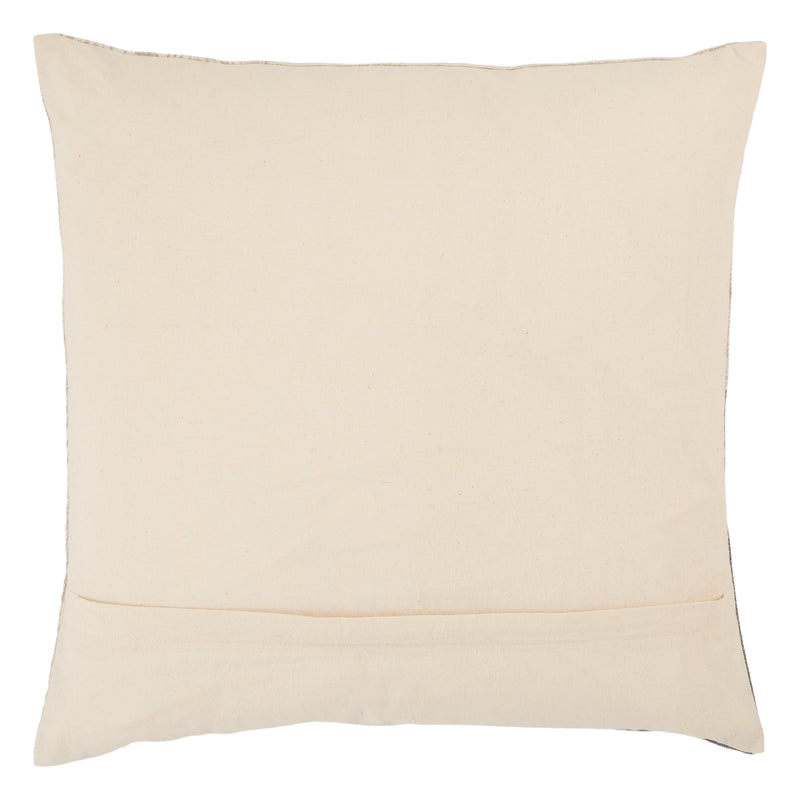 Ayami Tribal Pillow in Gray & Cream