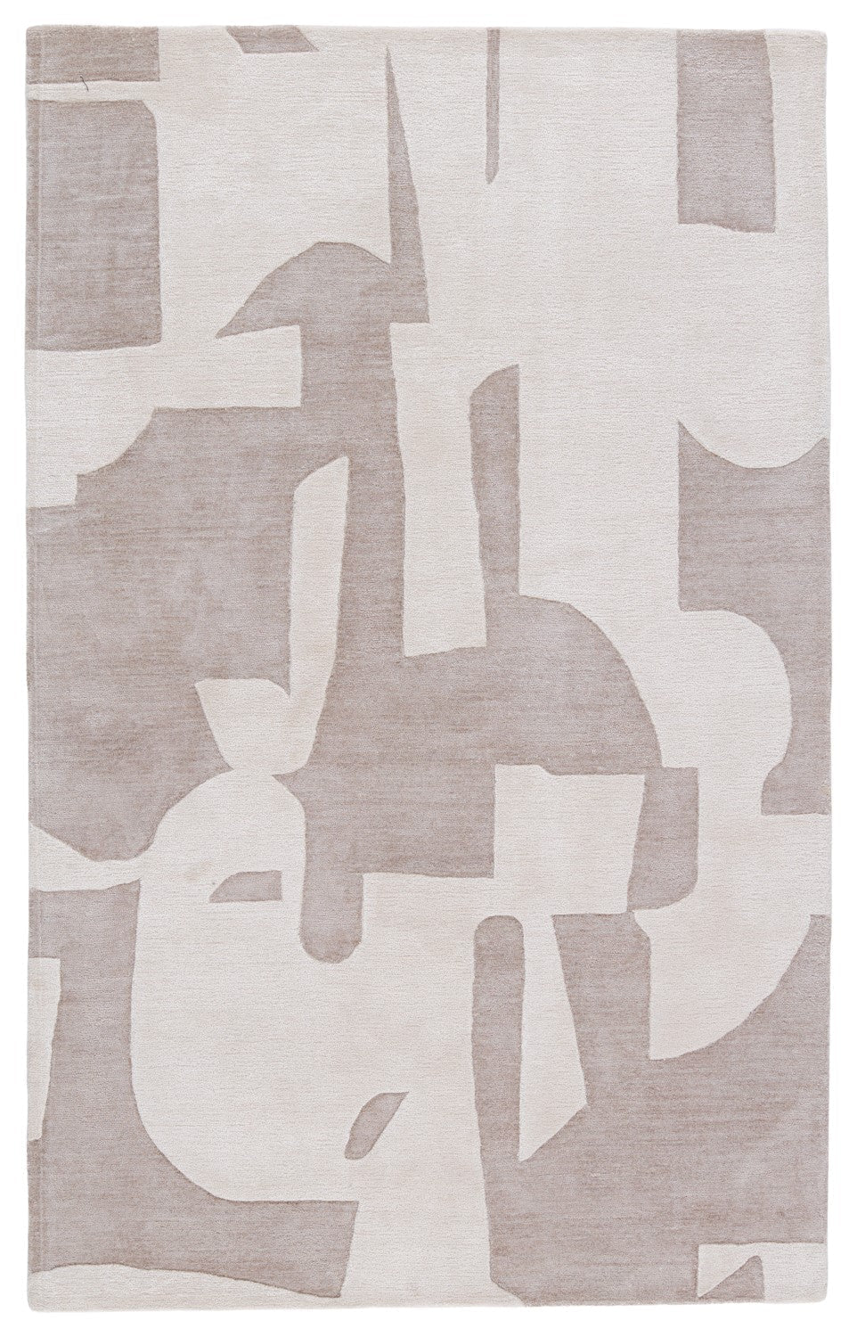 Anthem Hand Tufted Noverre Taupe & Cream Rug 1