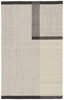 Capone Handmade Geometric Beige & Dark Gray Area Rug