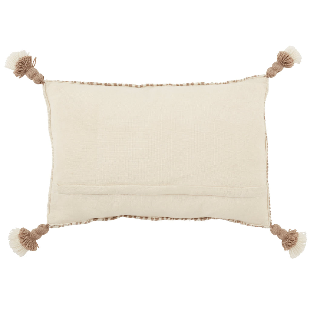 Armour Calvert Indoor/Outdoor Light Taupe & Ivory Pillow 2