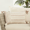 Armour Calvert Indoor/Outdoor Light Taupe & Ivory Pillow 4