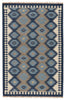 Zebulon Geometric Rug in Patriot Blue & Atmosphere design by Jaipur Living