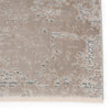 Alaina Medallion Rug in Gray & Cream