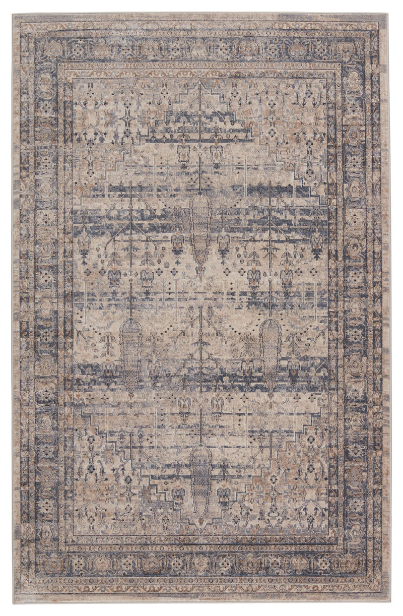 Athenian Tristdan Tan & Blue Rug 1