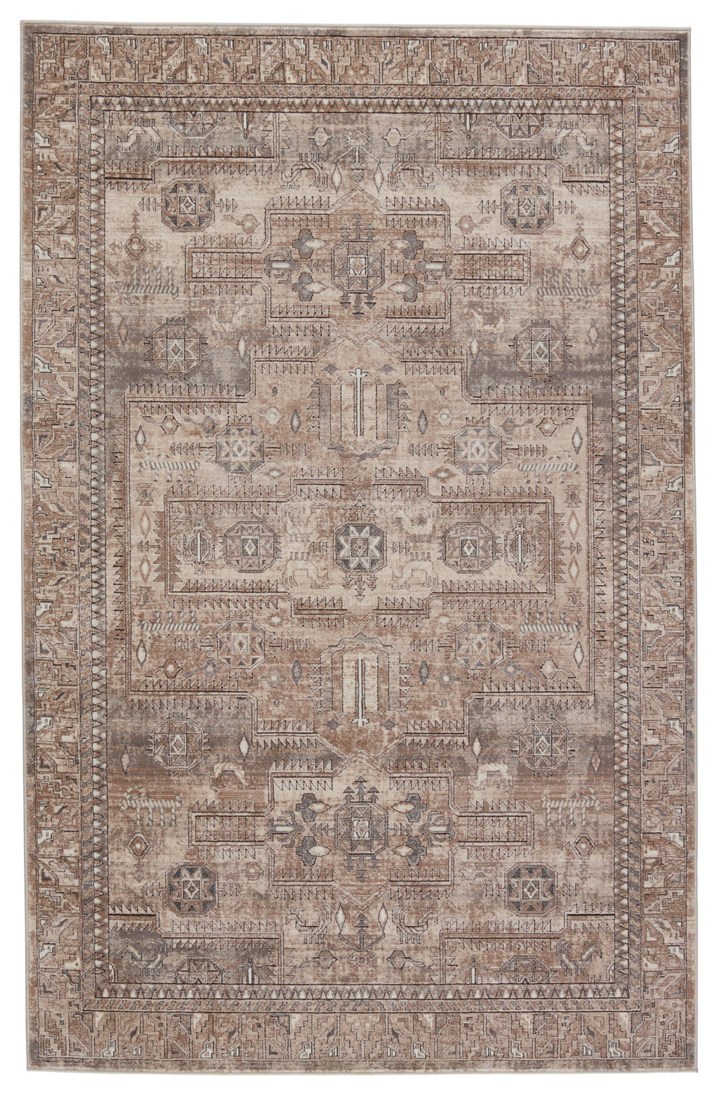 Athenian Jorden Tan & Gray Rug 1