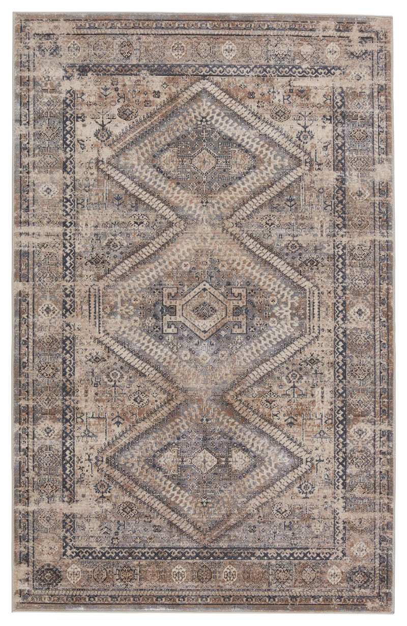 Athenian Lakota Gray & Tan Rug 1