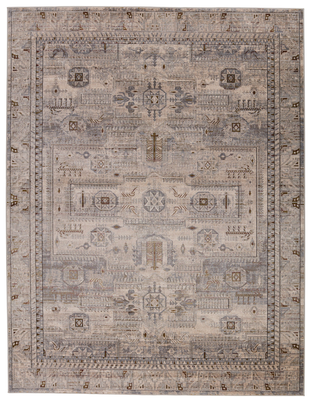 Athenian Jorden Gray & Gold Rug 1