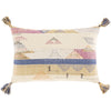 Astoria ATR-001 Hand Woven Lumbar Pillow in Khaki & Camel by Surya