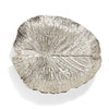 Water Lilly Leaf Pedestal Trays set of 2