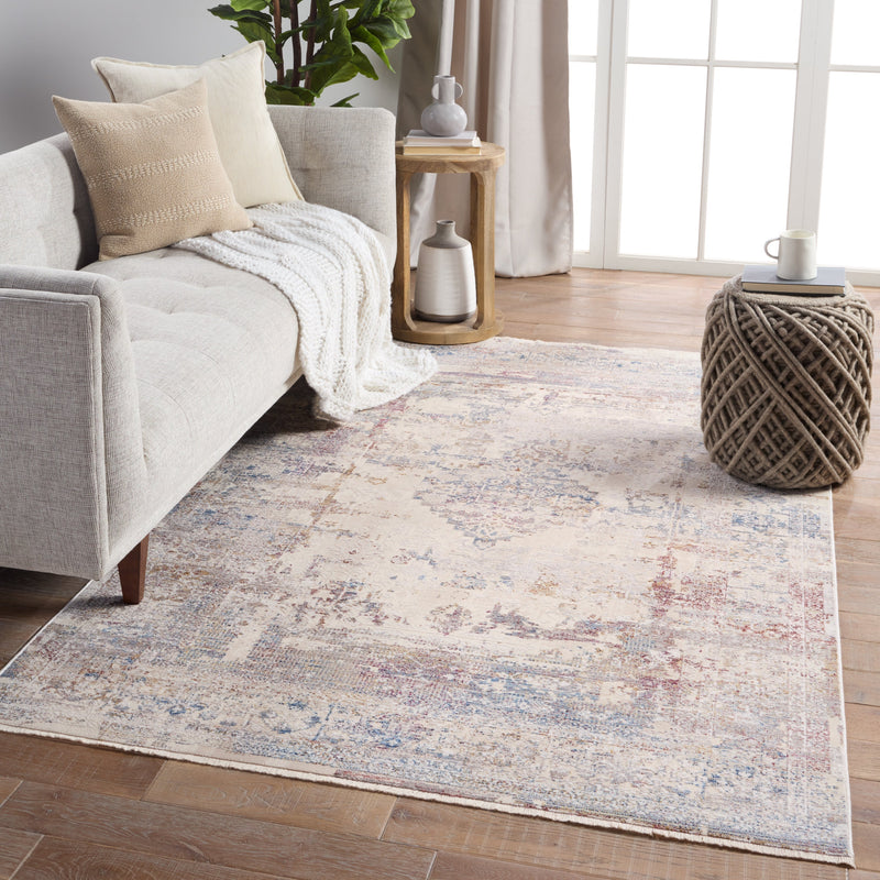 Audun Riven Cream & Multicolor Rug