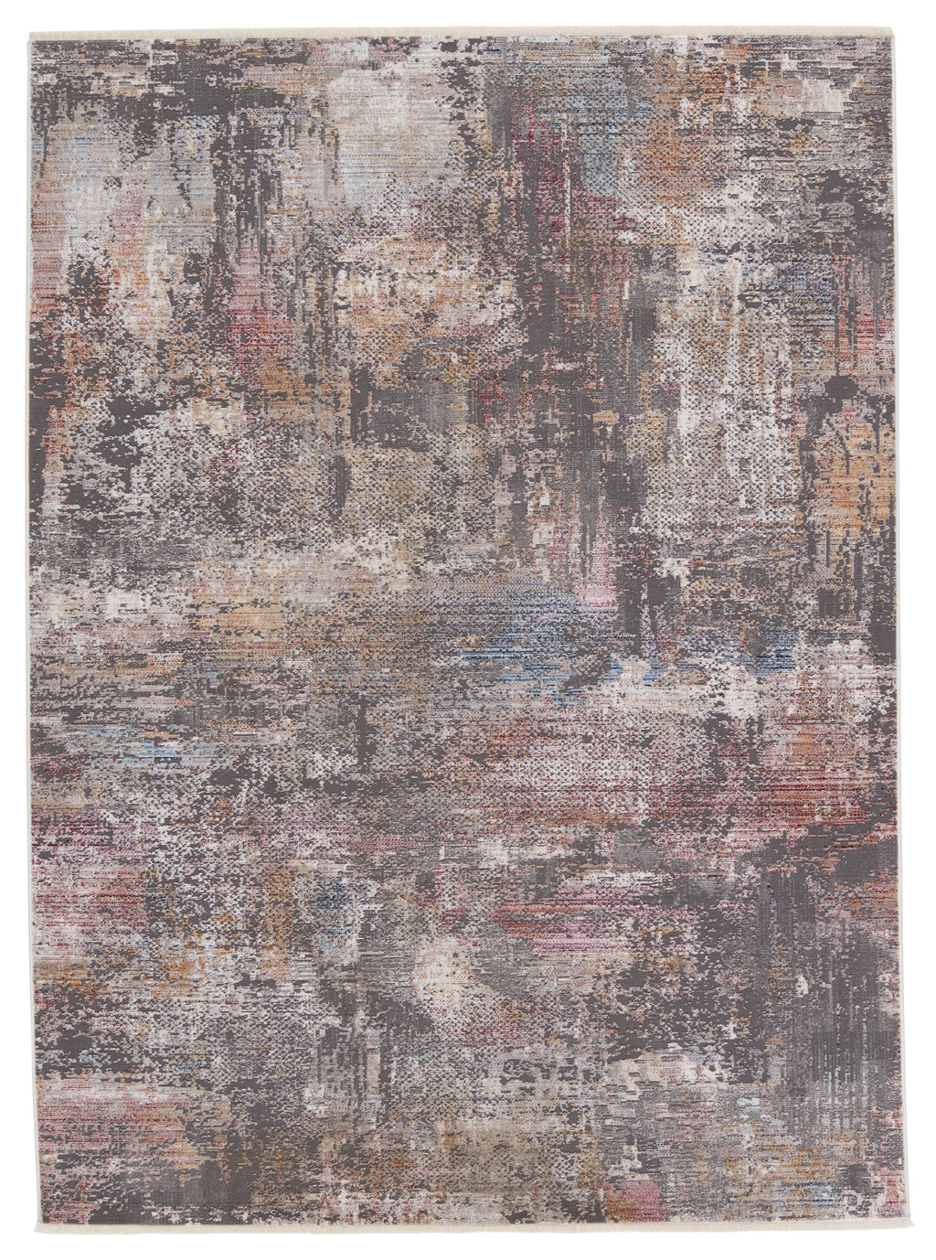 Audun Jonet Dark Gray & Multicolor Rug