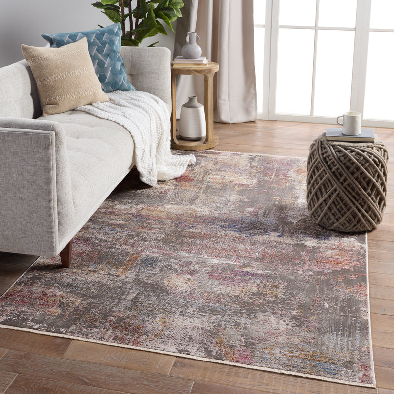 Audun Jonet Dark Gray & Multicolor Rug